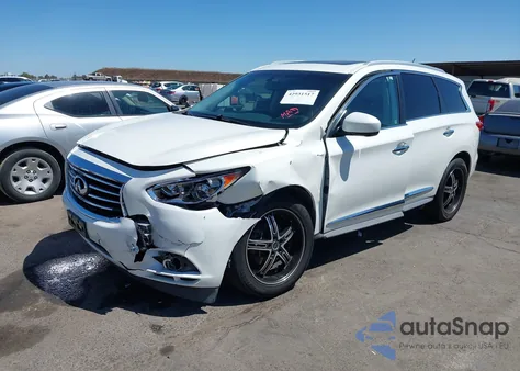 2013 Infiniti Jx35 z USA, uszkodzony, nr VIN 5N1AL0MN0DC312000